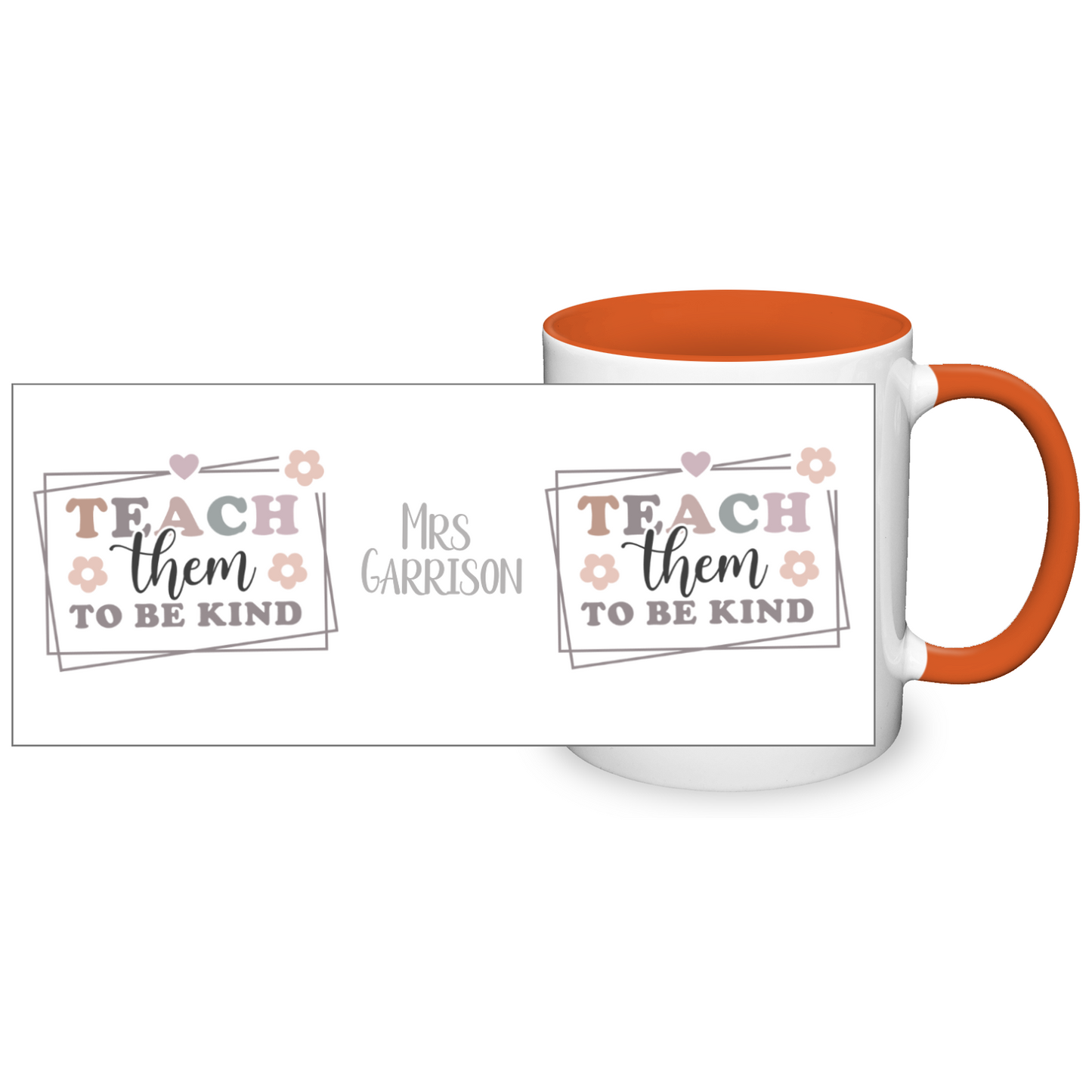 Teach Them To Be Kind Personalised 11oz Mug