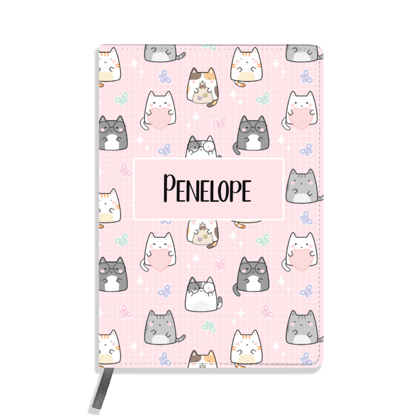 Cute Cats Personalised A5 Journal