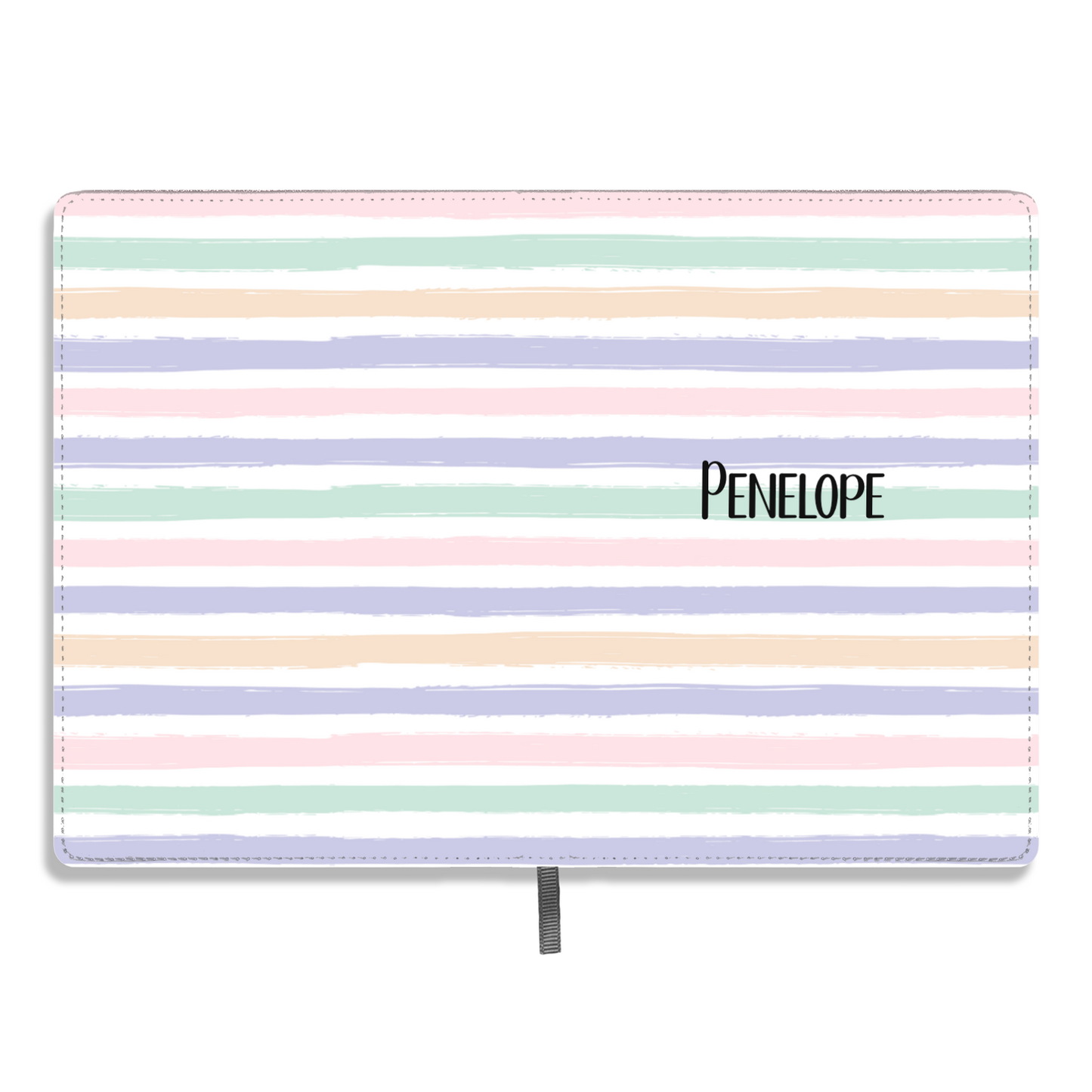 Pastel Stripe Personalised A5 Journal