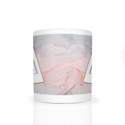 Marble Effect Personalised Photo 11oz Mug