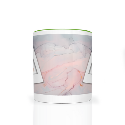 Marble Effect Personalised Photo 11oz Mug