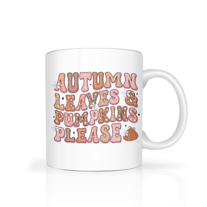 Personalised Slogan Autumn 11oz Mug