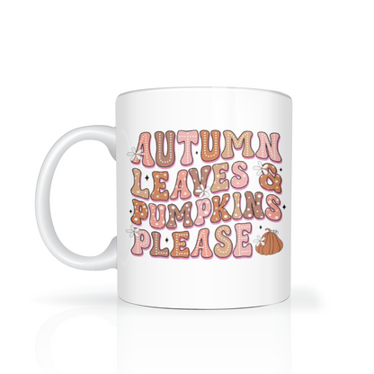 Personalised Slogan Autumn 11oz Mug