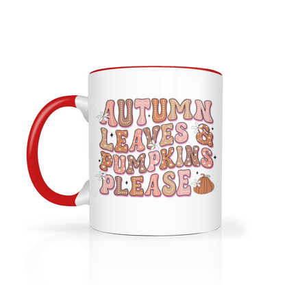 Personalised Slogan Autumn 11oz Mug