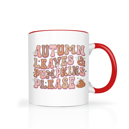 Personalised Slogan Autumn 11oz Mug