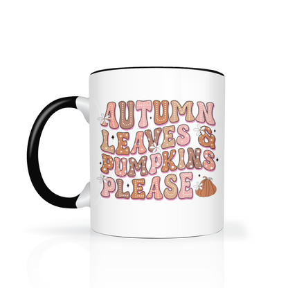 Personalised Slogan Autumn 11oz Mug