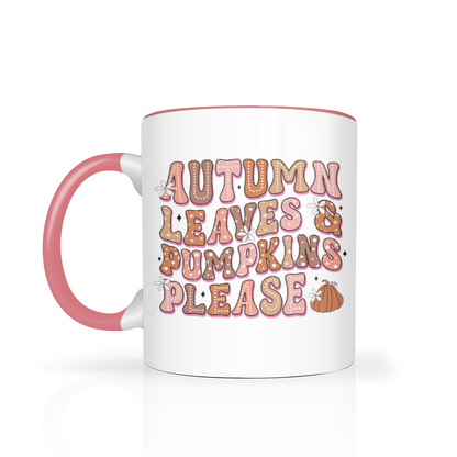 Personalised Slogan Autumn 11oz Mug