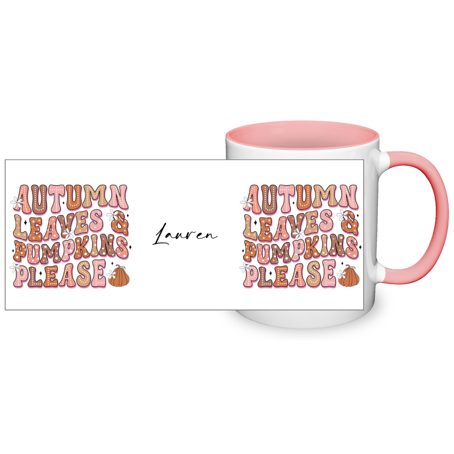 Personalised Slogan Autumn 11oz Mug