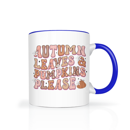 Personalised Slogan Autumn 11oz Mug