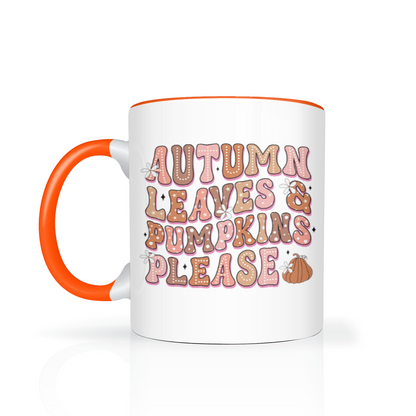 Personalised Slogan Autumn 11oz Mug