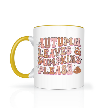 Personalised Slogan Autumn 11oz Mug