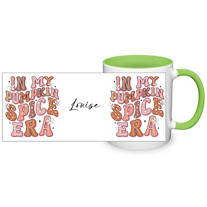 Personalised Pumpkin Spice Slogan 11oz Mug