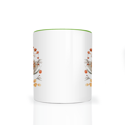Personalised Autumn Wreath 11oz Mug
