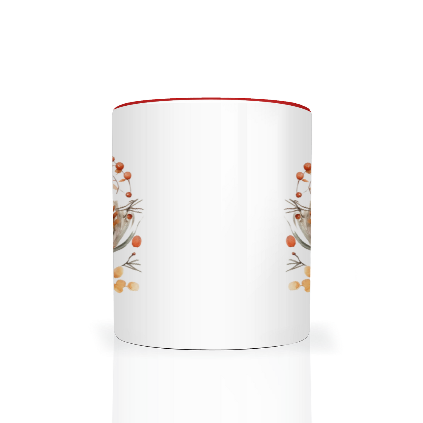 Personalised Autumn Wreath 11oz Mug