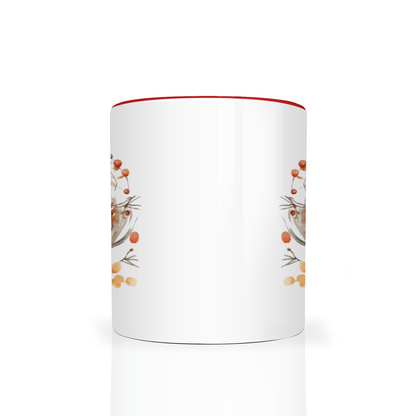 Personalised Autumn Wreath 11oz Mug