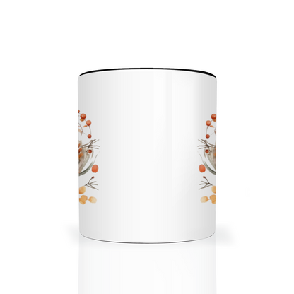 Personalised Autumn Wreath 11oz Mug