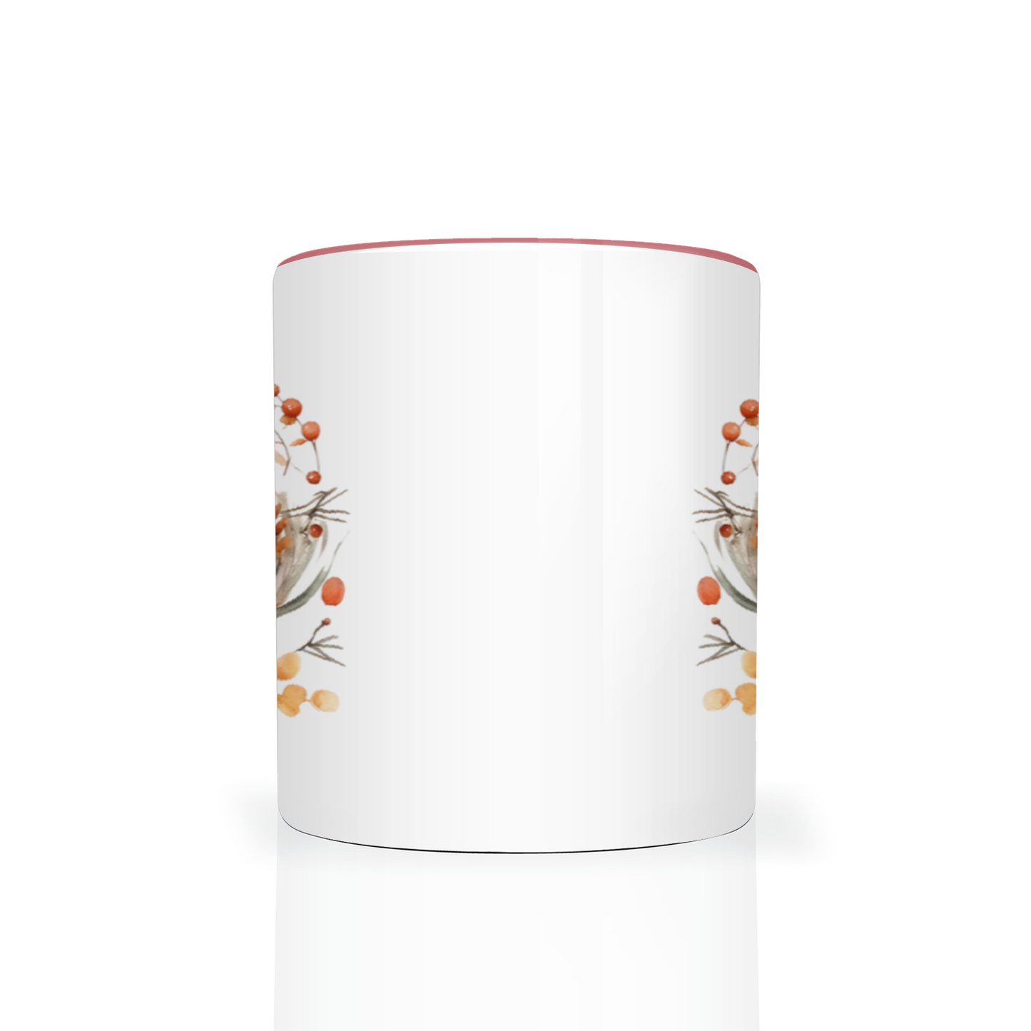 Personalised Autumn Wreath 11oz Mug