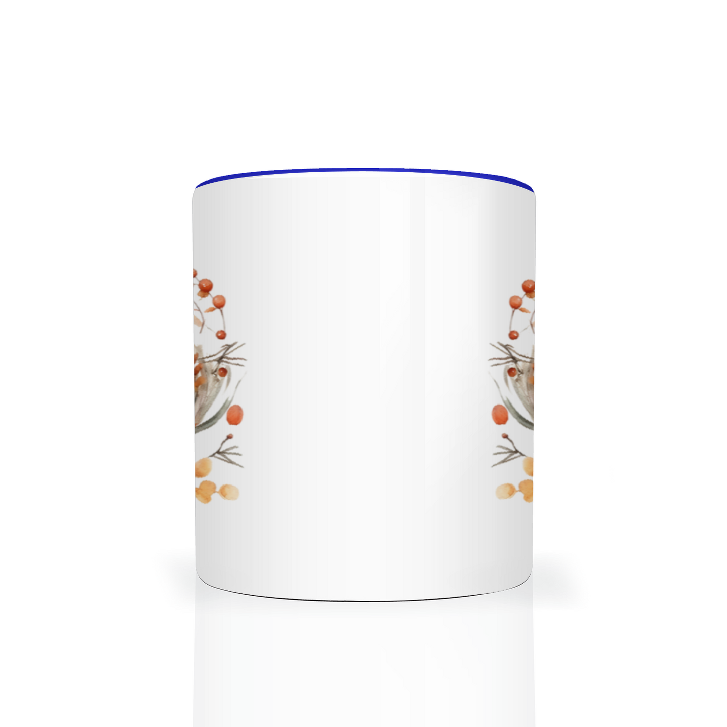 Personalised Autumn Wreath 11oz Mug