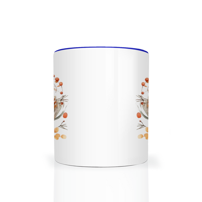 Personalised Autumn Wreath 11oz Mug