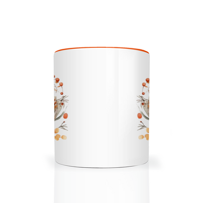 Personalised Autumn Wreath 11oz Mug