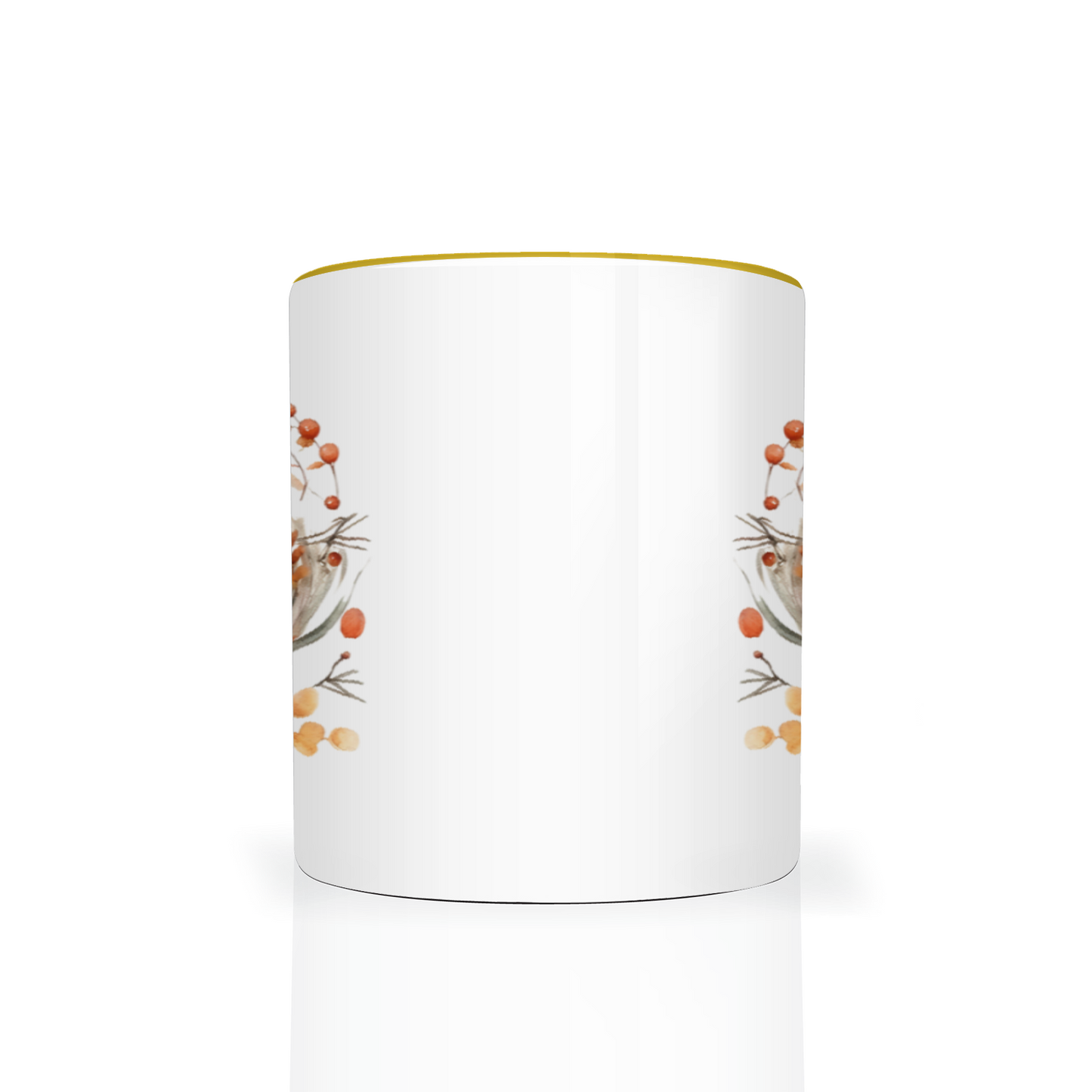 Personalised Autumn Wreath 11oz Mug