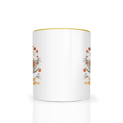 Personalised Autumn Wreath 11oz Mug