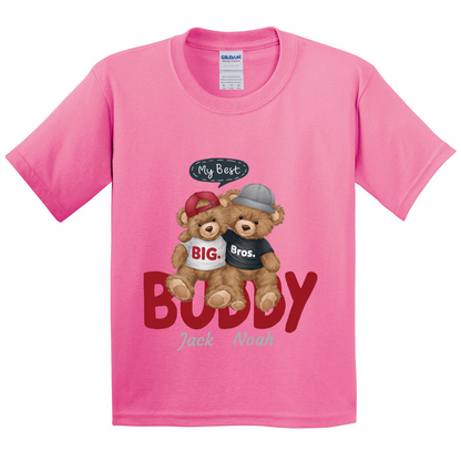 Personalised Character Bear Brothers Kids T-shirt