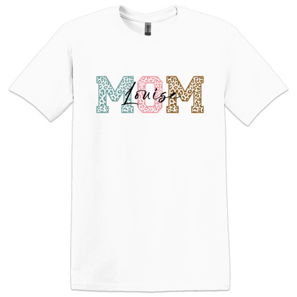 Personalised Mom Name Ladies T-shirt