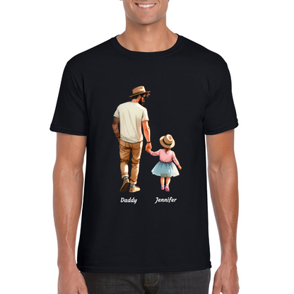 Personalised Daddy Daughter Name T-shirt