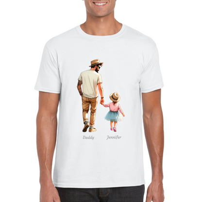 Personalised Daddy Daughter Name T-shirt