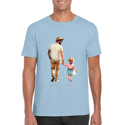 Personalised Daddy Daughter Name T-shirt