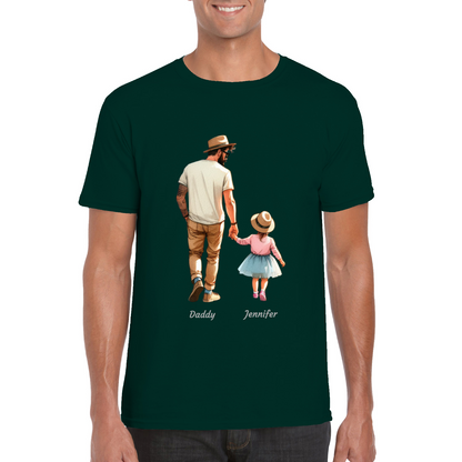 Personalised Daddy Daughter Name T-shirt