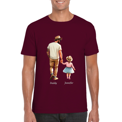Personalised Daddy Daughter Name T-shirt