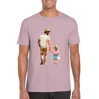 Personalised Daddy Daughter Name T-shirt