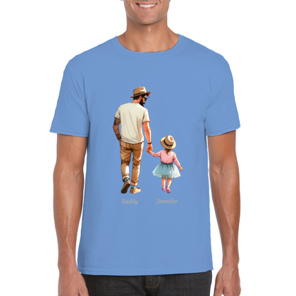 Personalised Daddy Daughter Name T-shirt