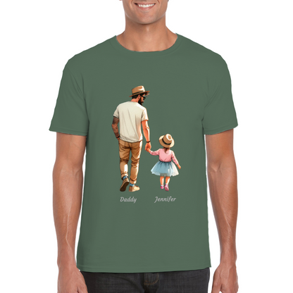 Personalised Daddy Daughter Name T-shirt