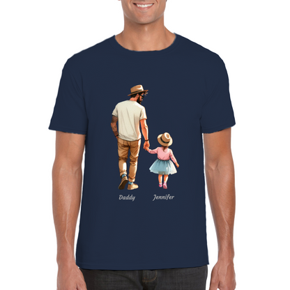 Personalised Daddy Daughter Name T-shirt