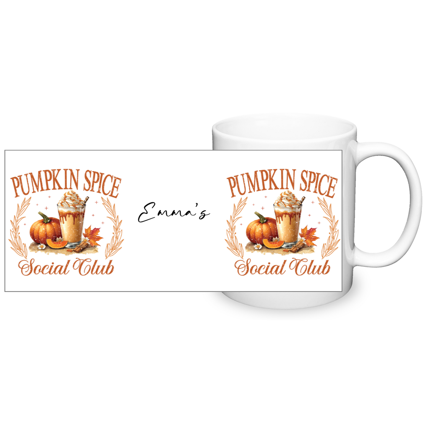 Personalised Pumpkin Spice 11oz Mug