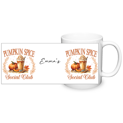 Personalised Pumpkin Spice 11oz Mug