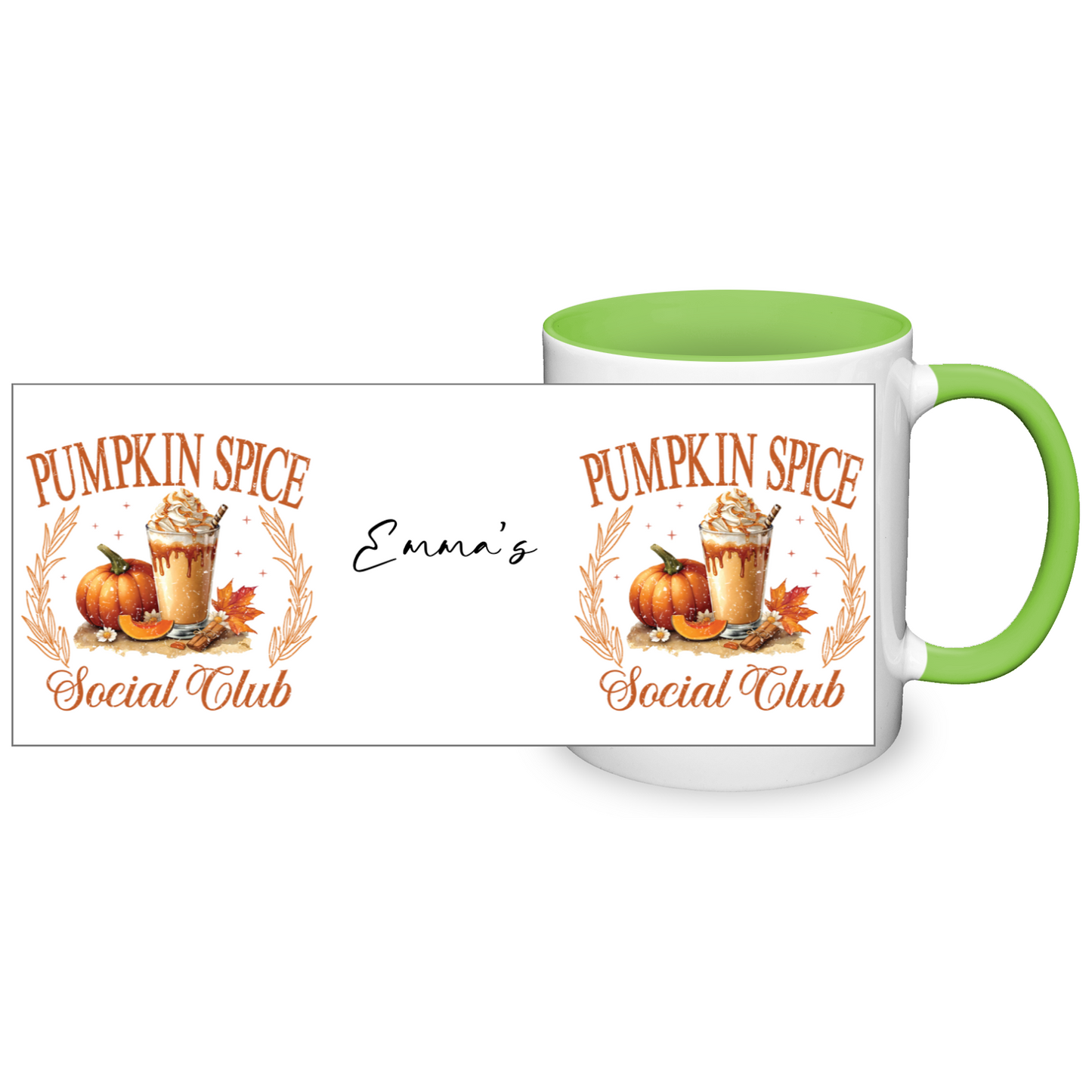 Personalised Pumpkin Spice 11oz Mug