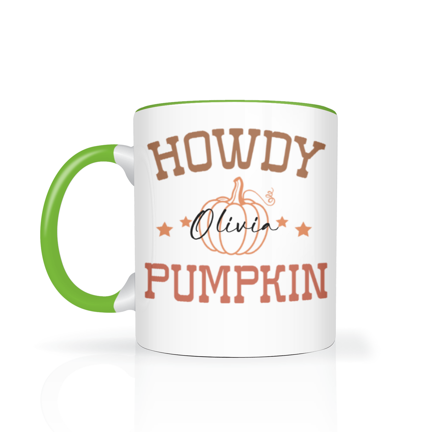 Personalised Howdy Pumpkin 11oz Mug