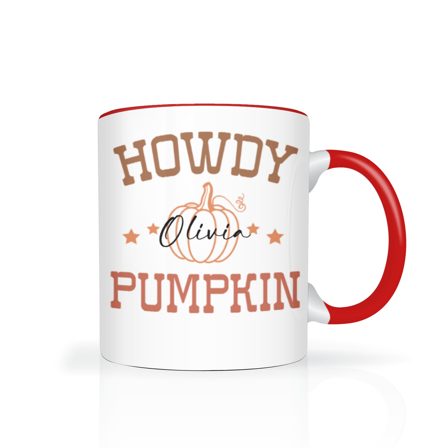 Personalised Howdy Pumpkin 11oz Mug