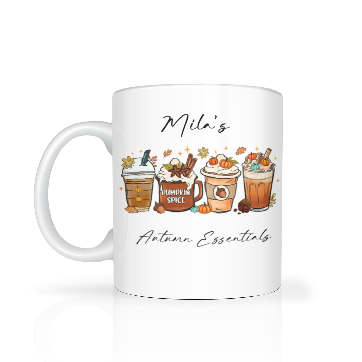 Personalised Autumn Essentials 11oz Mug