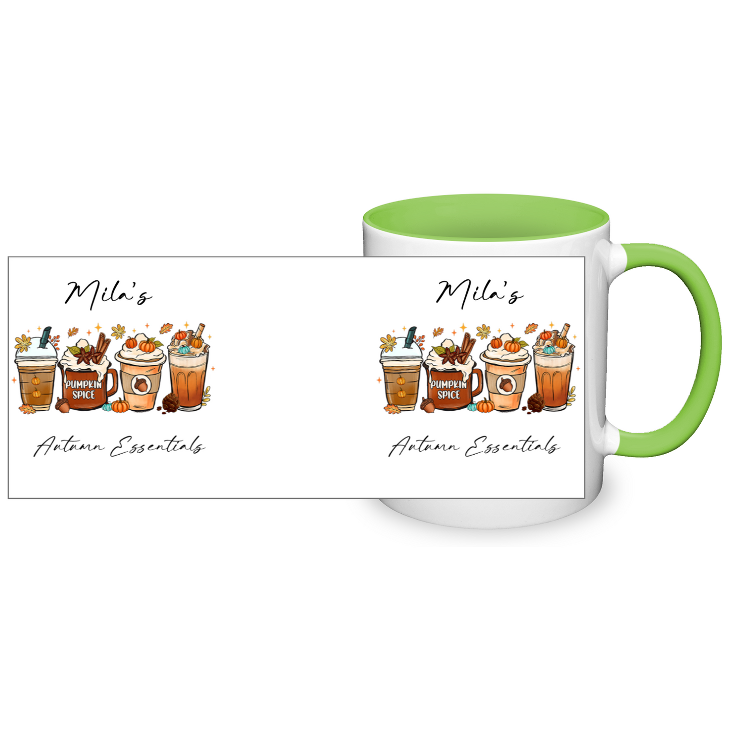 Personalised Autumn Essentials 11oz Mug