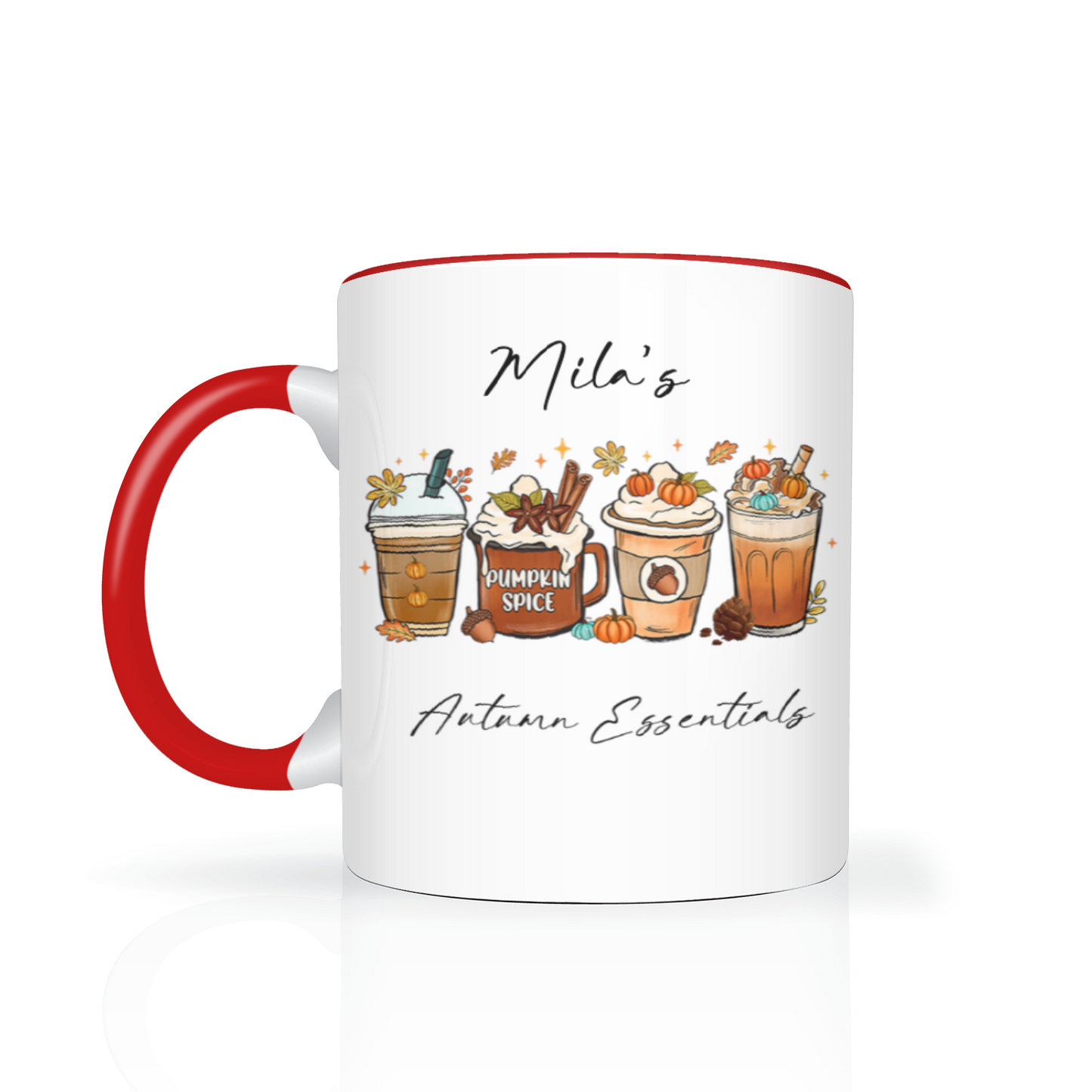 Personalised Autumn Essentials 11oz Mug