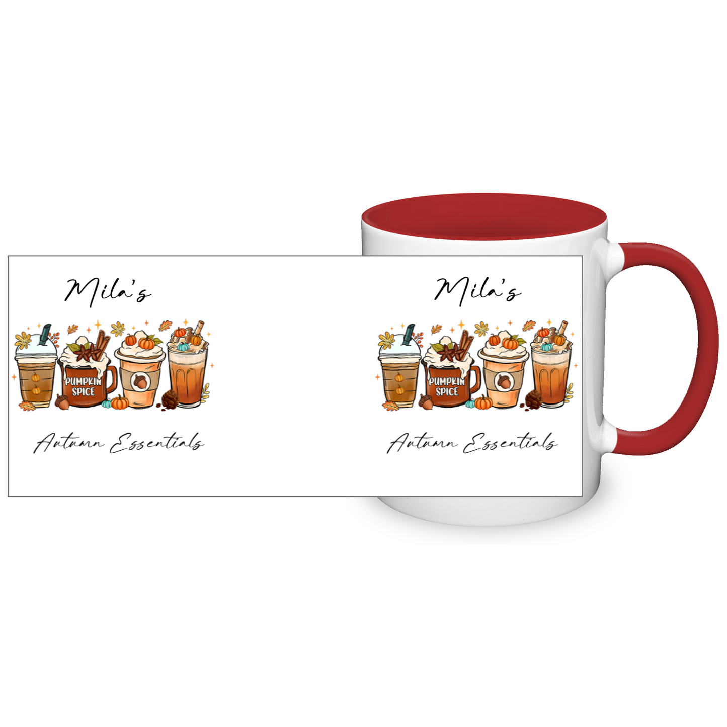 Personalised Autumn Essentials 11oz Mug