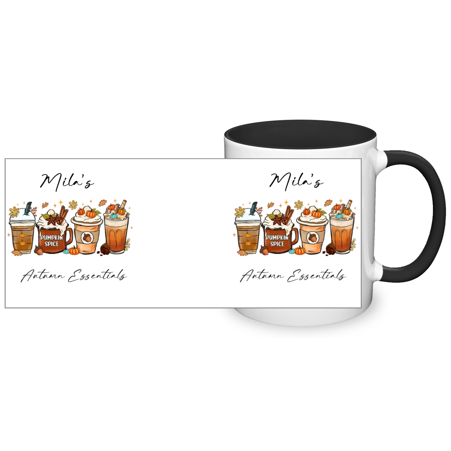 Personalised Autumn Essentials 11oz Mug