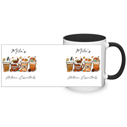 Personalised Autumn Essentials 11oz Mug