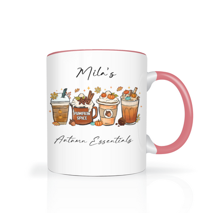 Personalised Autumn Essentials 11oz Mug
