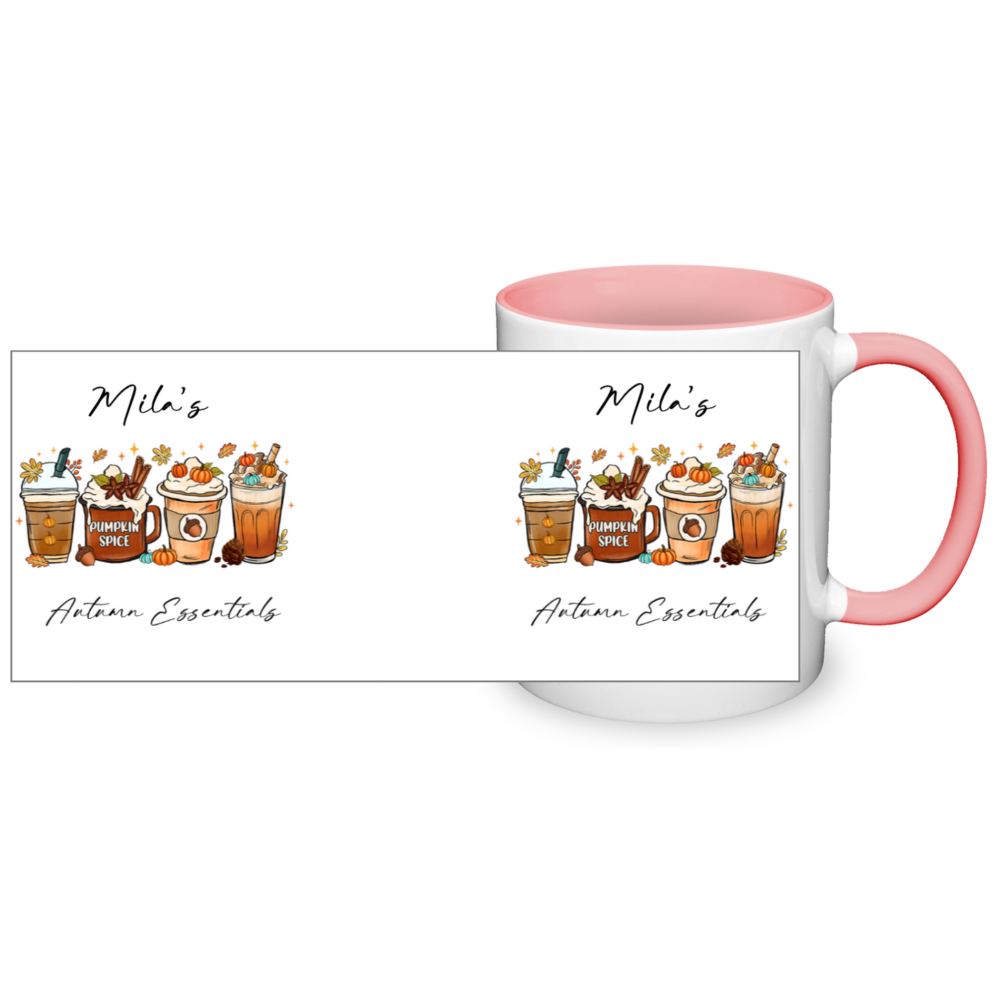Personalised Autumn Essentials 11oz Mug